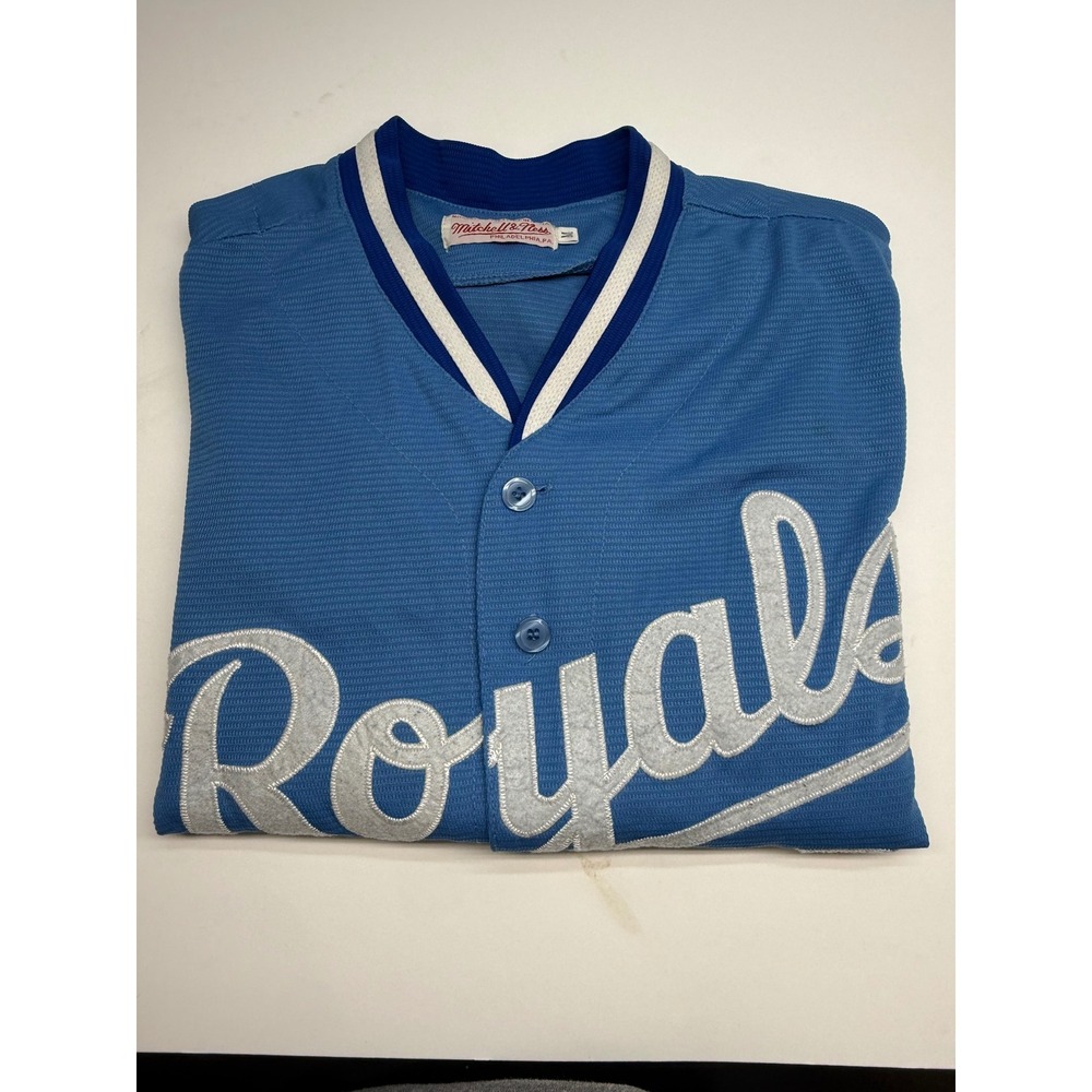 Mitchell & Ness Bo Jackson Kansas City Royals Jersey 16 Powder Blue Mens M - Picture 2 of 14
